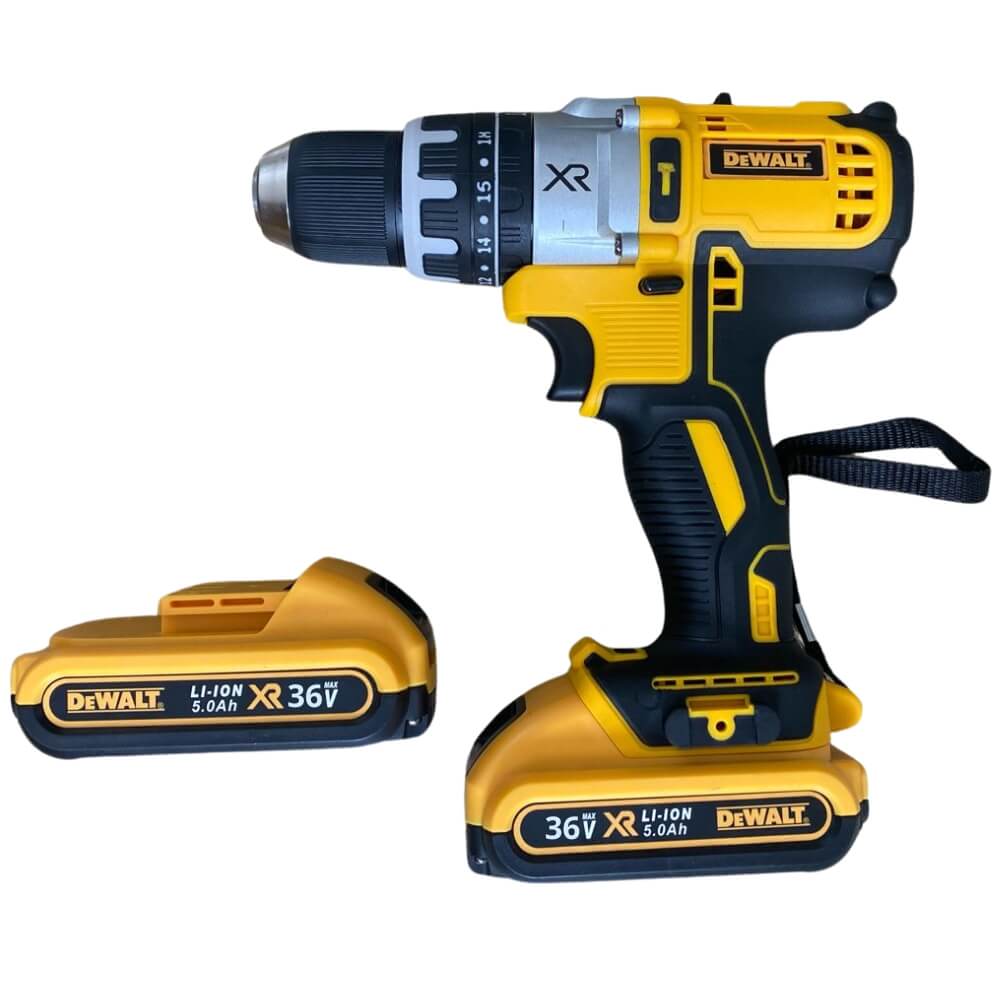 Furadeira de Impacto Sem Fio 36V: Kit Completo com 35 Acessórios Essenciais