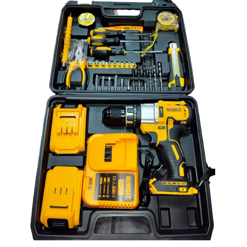 Furadeira de Impacto Sem Fio 36V: Kit Completo com 35 Acessórios Essenciais