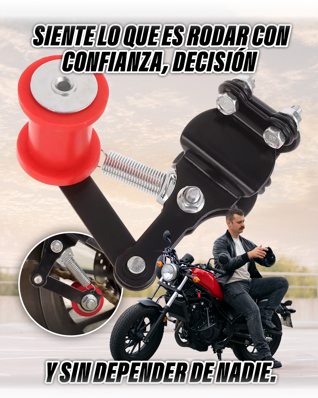 TU MOTO FIRME SEGURA Y SIN RUIDOS