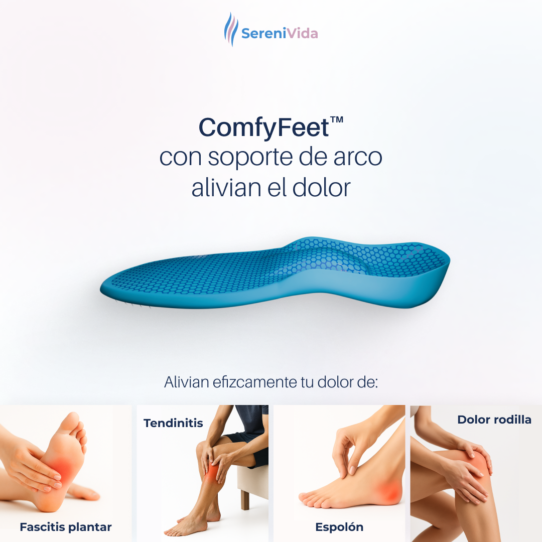 Plantillas ComfyFeet™️ - Disfruta de días sin dolor, sin tratamientos caros ni visitas al médico...