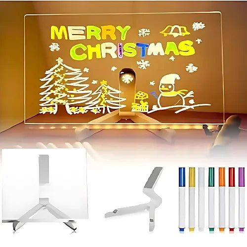 📋TABLERO MAGICO PIZARRA LUMINOSA USB✏️