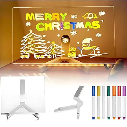 📋TABLERO MAGICO PIZARRA LUMINOSA USB✏️