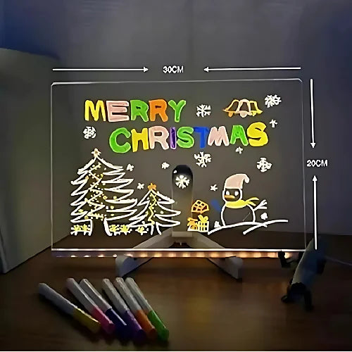 📋TABLERO MAGICO PIZARRA LUMINOSA USB✏️