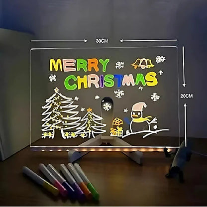 📋TABLERO MAGICO PIZARRA LUMINOSA USB✏️